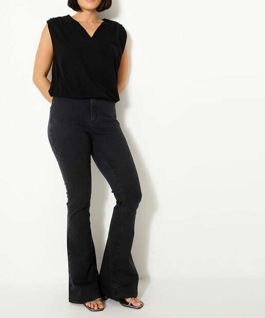 Blusa Regata Feminina Ombreiras Marisa