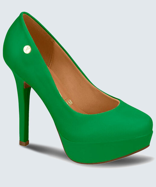 Scarpin Feminino Meia Pata Salto Fino Vizzano 