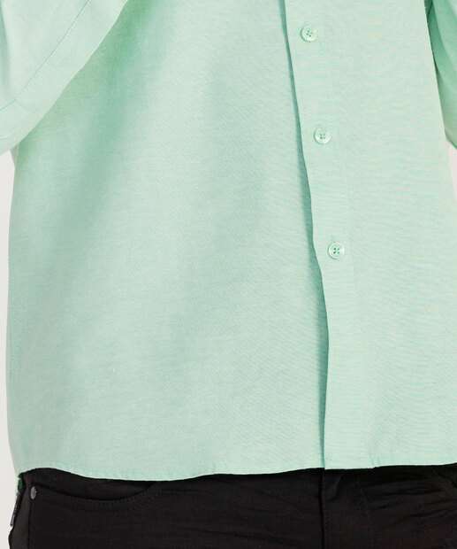 Camisa Masculina Linho Manga Longa Rock & Soda