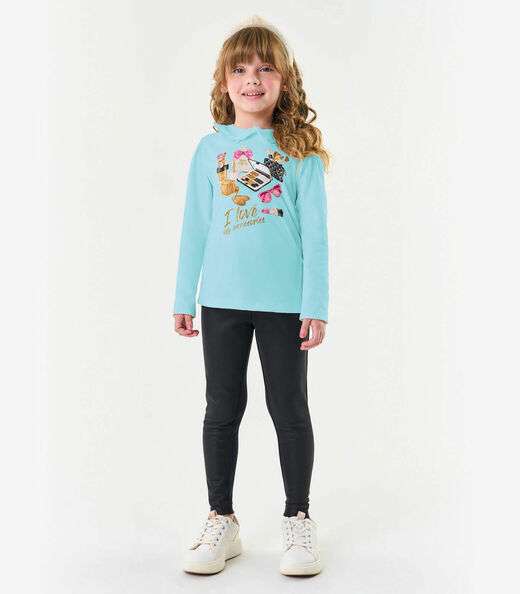 Image_Conjunto Infantil Blusa Com Legging Trick Nick Azul