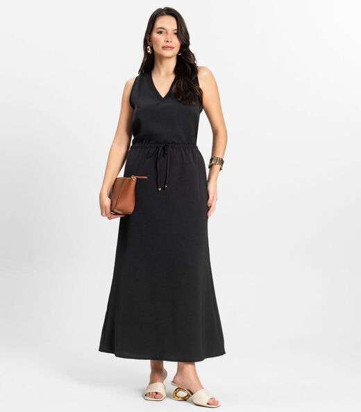Image_Saia Midi Feminina em Twill Cey Rovitex Preto