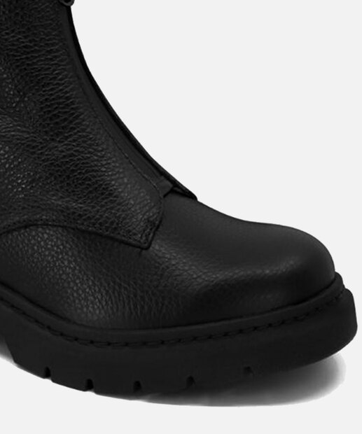 Bota Feminina Cano Curto Salto Grosso Conforto Usaflex
