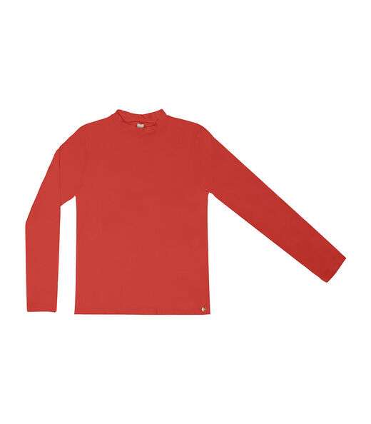 Blusa Feminina Manga Longa Gola Alta Rovitex Marrom