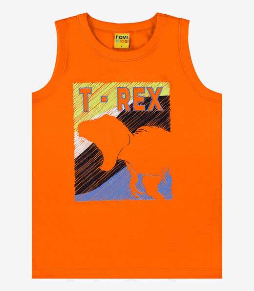 Regata Infantil Masculina T- Rex Rovi Kids Laranja