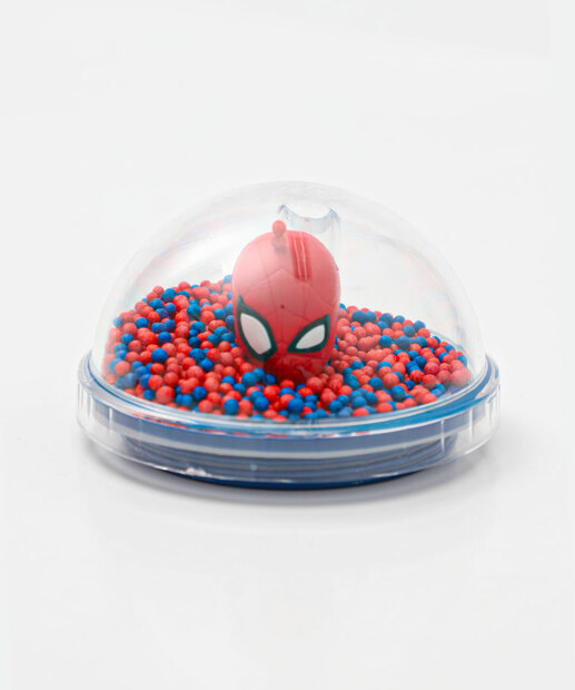 Copo Canudo Homem Aranha 450ML Vermelho