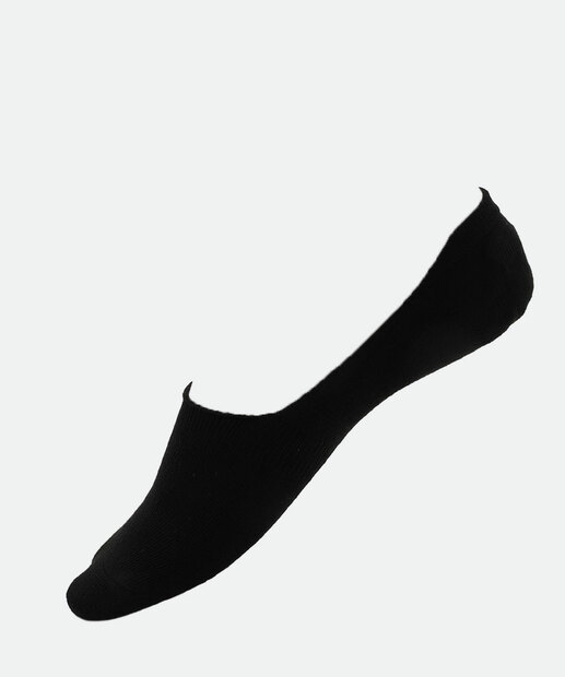 Kit 2 Pares Meias Sapatilhas Feminina Básicas Marisa Preto