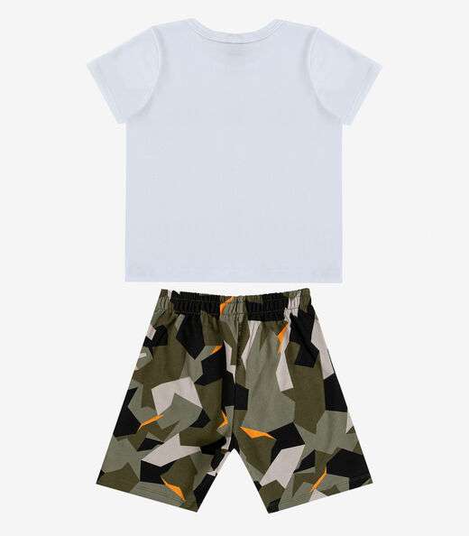 Conjunto Infantil Camiseta e Bermuda Select Verde