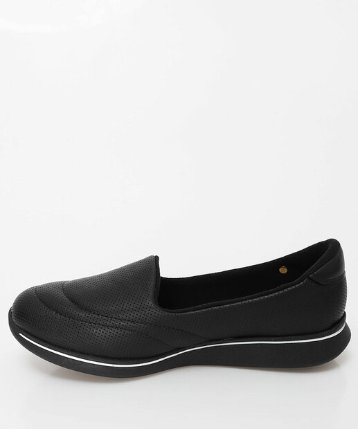 Tênis Casual Slip On Feminino Modare Preto