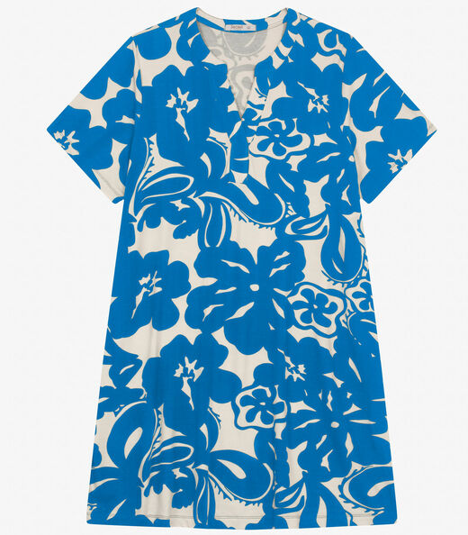 Image_Vestido Curto Feminino Plus Size Secret Glam Azul