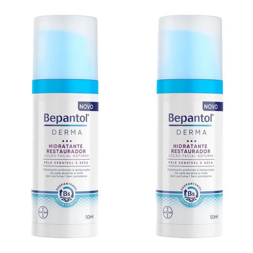 Image_Kit com 2 Unidades de Loção Facial Derma Hidratante Revitalizante FPS25 Bepantol