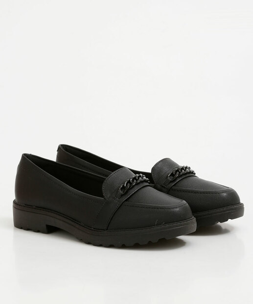 Mocassim Loafer Feminino Tratorado Corrente Modare 