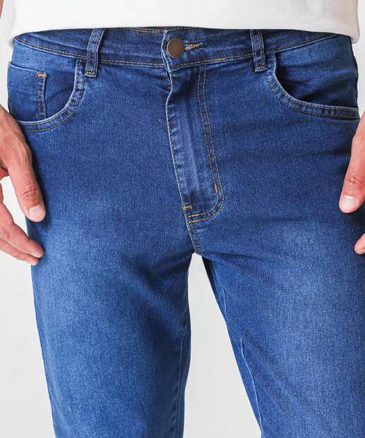 Calça Masculina Jeans Skinny Azul