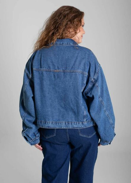 Jaqueta Jeans Sawary Plus Size - 281514
