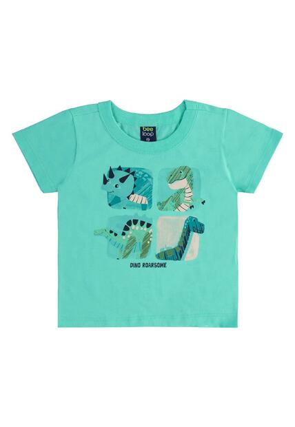Conjunto Camiseta Dino Bermuda Bee Loop