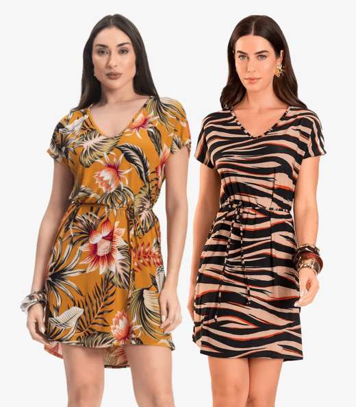 Image_Kit 2 Vestidos Femininos Liganete Infinita Cor Sortidas