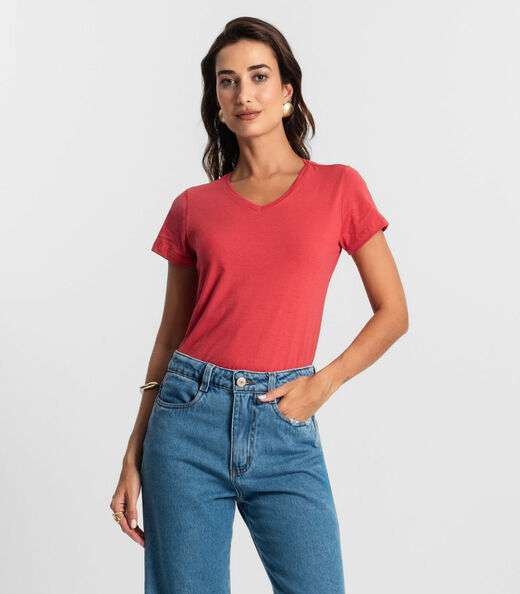 Image_Blusa Feminina Meia Malha 30 Básica KO Vermelho