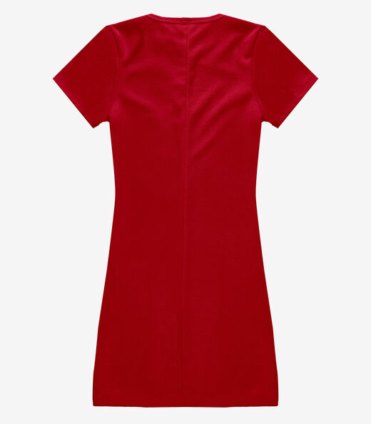 Vestido Feminino Em Tecido Henera Infinita Cor Vermelho