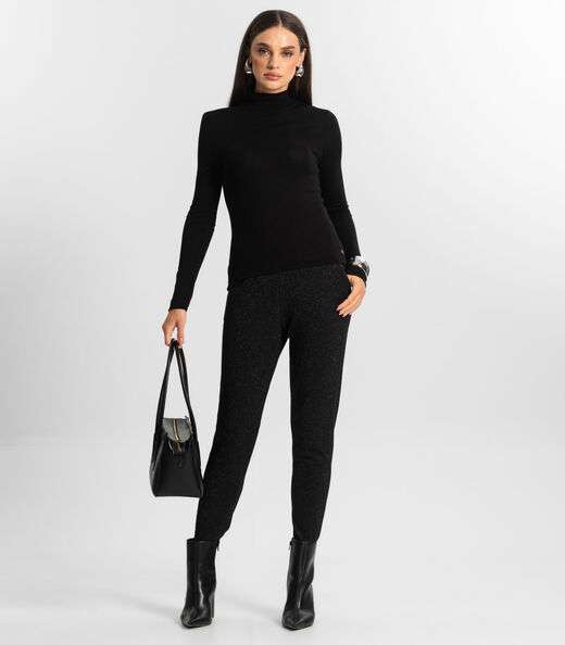 Blusa Feminina Manga Longa Endless Preto