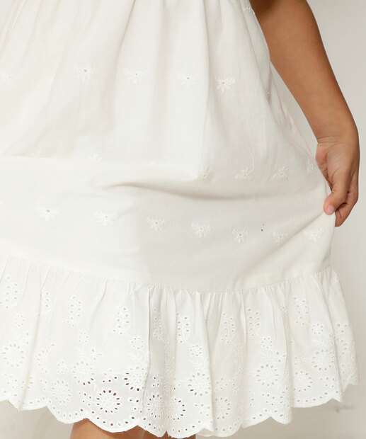 Vestido Infantil Laise Alças Finas Marisa Tam 4 a 10