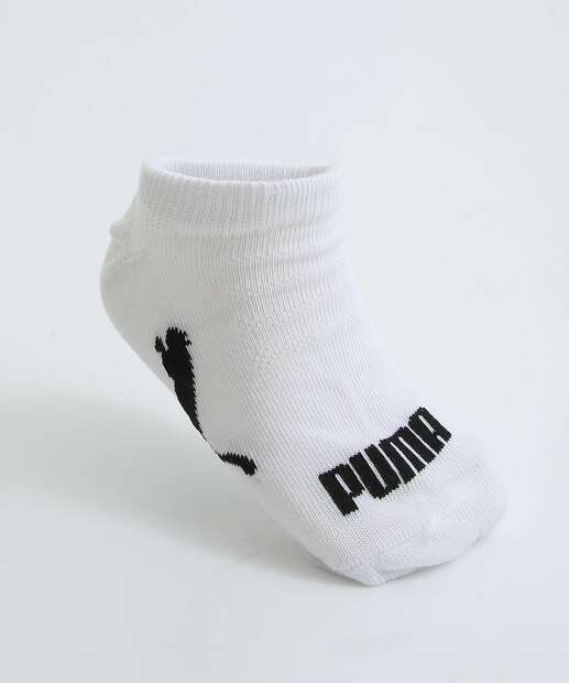 Kit 3 Meias Infantil Invísivel Puma