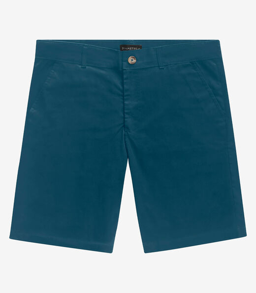 Bermuda Masculina em Sarja Diametro Azul
