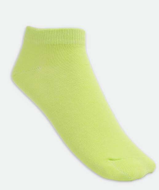 Kit 5 Pares Meias Soquete Neon Infantil Marisa