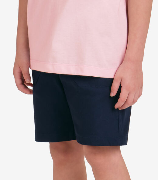 Conjunto Camiseta com Bermuda Menino Trick Nick Rosa