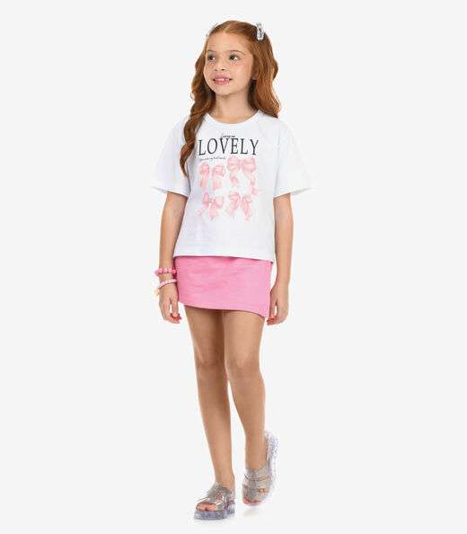 Blusa Feminina Meia Malha Rovi Kids Branco