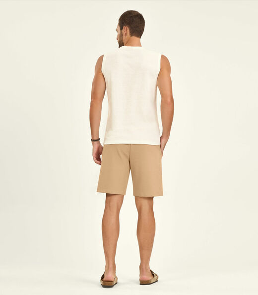 Bermuda Masculino De Moletinho Piquê Diametro Marrom