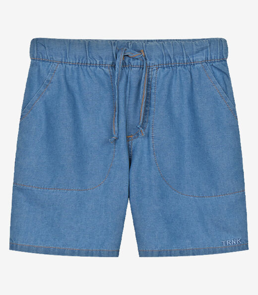 Conjunto Infantil Camiseta Com Bermuda Trick Nick Bege