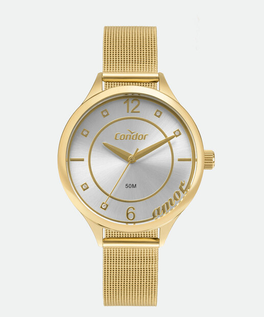 Kit Relógio Feminino Condor CO2035NDEK4K Dourado