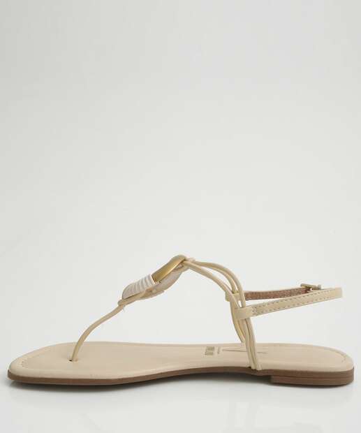 Sandália Feminina Rasteira Tiras Vizzano 