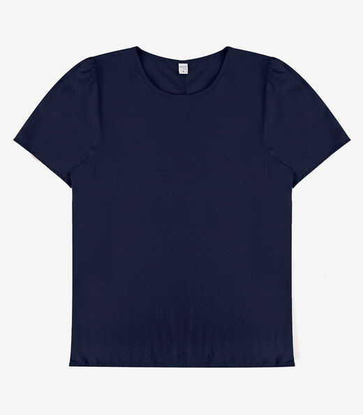 Blusa Feminina Em Viscose Infinita Cor Azul