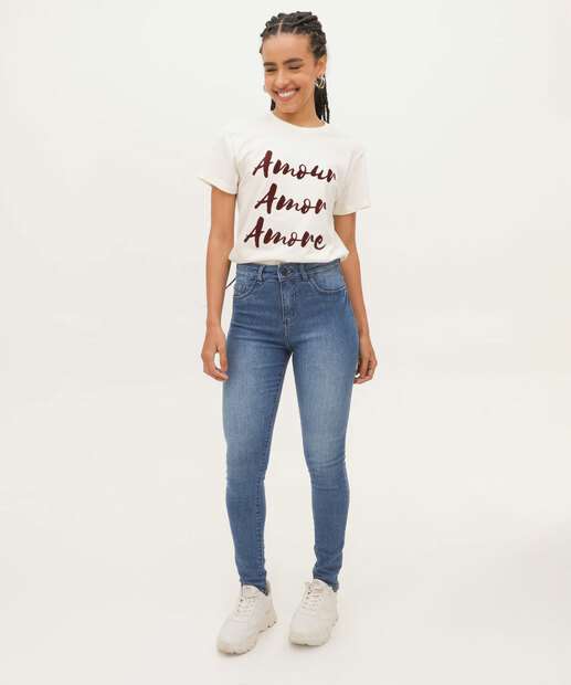 Calça Jeans Skinny Feminina Biotipo