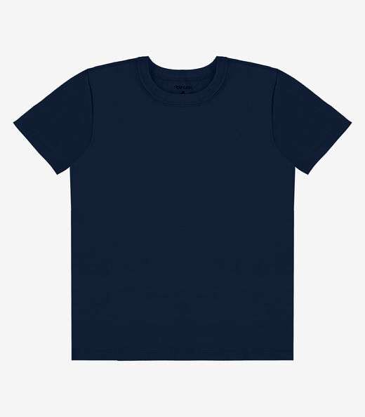 Camiseta Infantil Masculina Básica Rovi Kids Azul