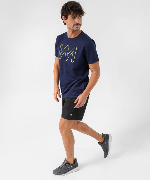 Image_Bermuda Masculina Fitness Básica MR Preto