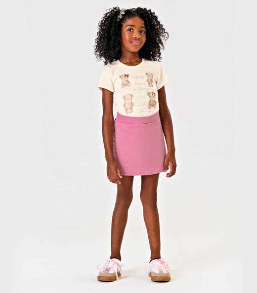 Blusa Infantil Ribana Trick Nick Bege