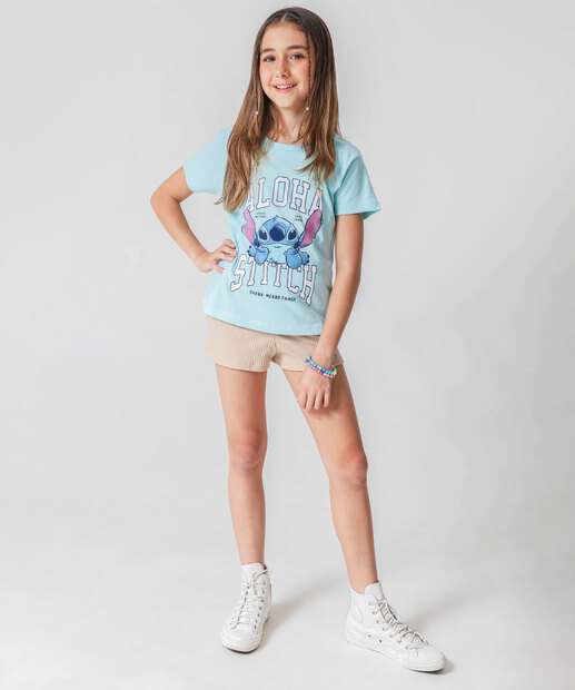 Image_Short Juvenil Canelado Bolsos Tam 10 a 16