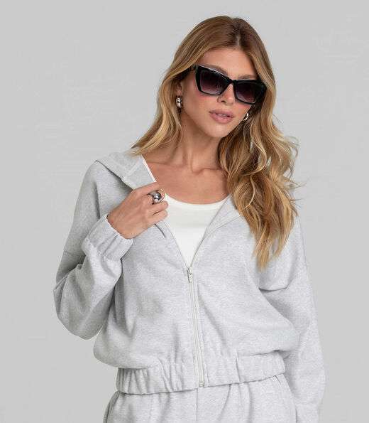 Image_Jaqueta com Capuz Feminino em Sudine Dianna Cinza