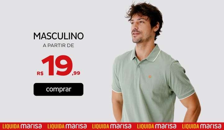 Mascuino a partir de R$19,99