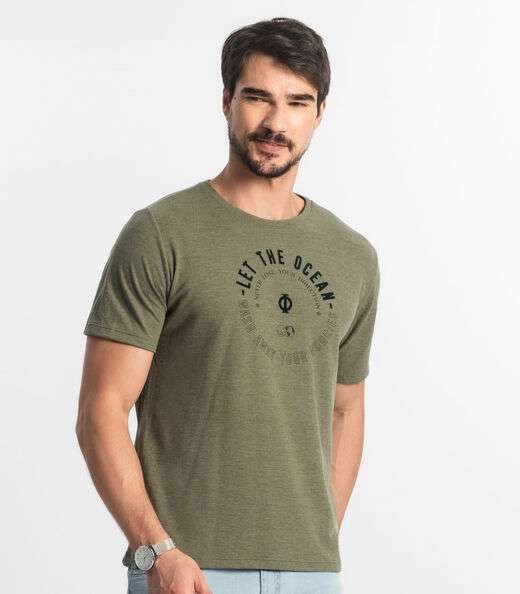 Camiseta Masculina Diametro Verde