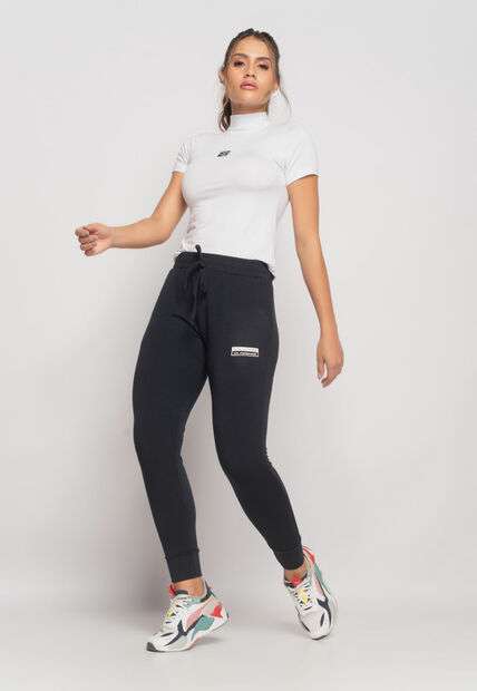 Blusa Esportiva Gola Alta Manga Curta Malha Branca Salvatore