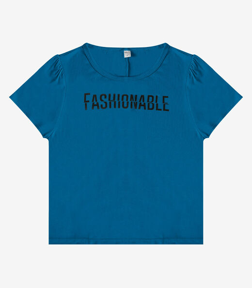 Blusa Feminina Em Visco Tricot Infinita Cor Azul