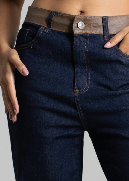 Calça Jeans Sawary Wide Leg Petit - 282668