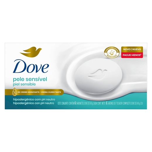 Image_Sabonete Dove 90g Pele Sensível Kit c/6 Unidades