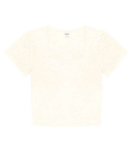 Blusa Cropped Feminina Rovitex Bege