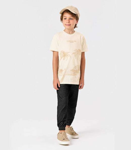Calça Jogger Masculina Infantil Trick Nick Preto