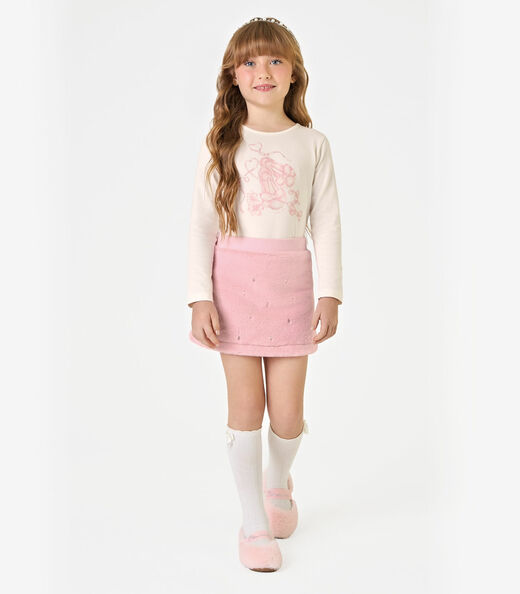 Conjunto Blusa Com Saia Trick Nick Rosa