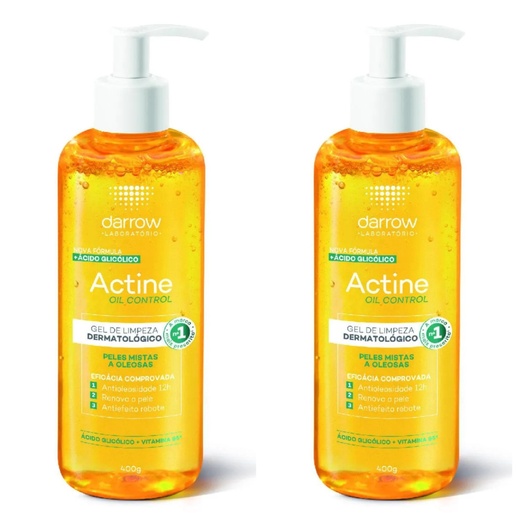 Image_Kit com 2 Unidades de Actine Gel De Limpeza Oil Control 400g