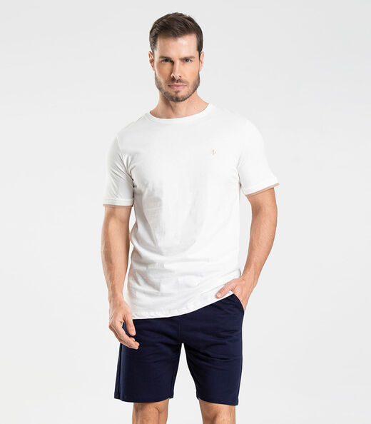 Image_Bermuda de Moletom Masculina Diametro Azul